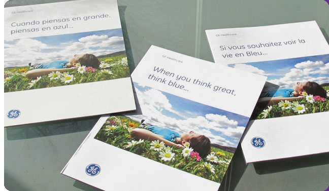 GE Healthcare - think blue euro campaign
