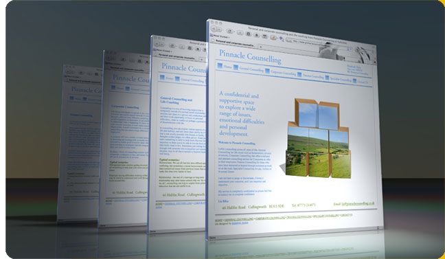 Pinnacle Counselling website
