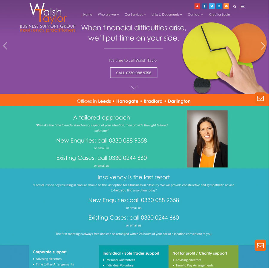 Walsh Taylor website